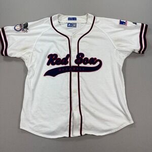Vintage Starter Boston Red Sox Jersey MLB Baseball Home Men's XL White Tailsweep